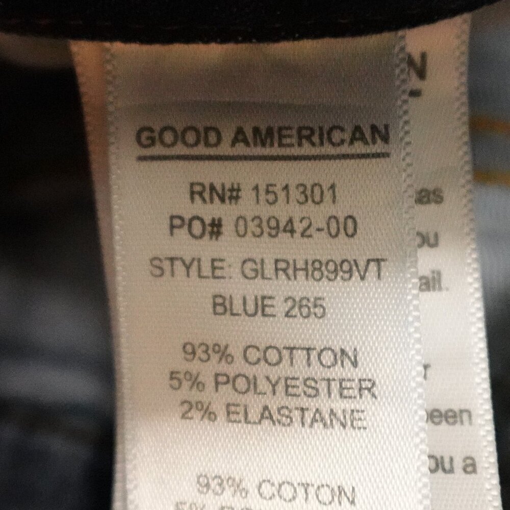 Good American jeans Good legs women's‎ 2/26 blue denim - Picture 12 of 12